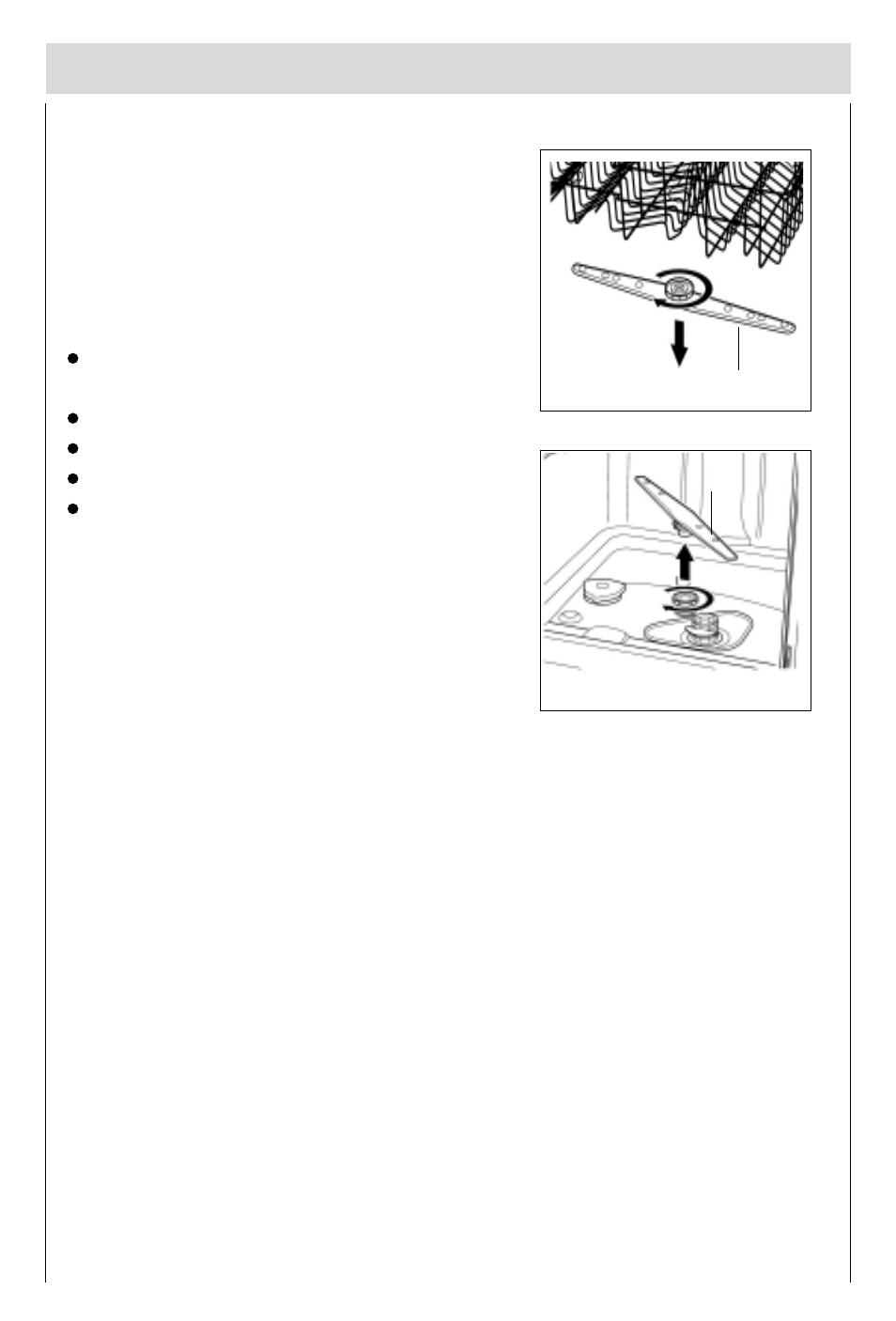 Spray arms | Teka LP7 830 User Manual | Page 25 / 33