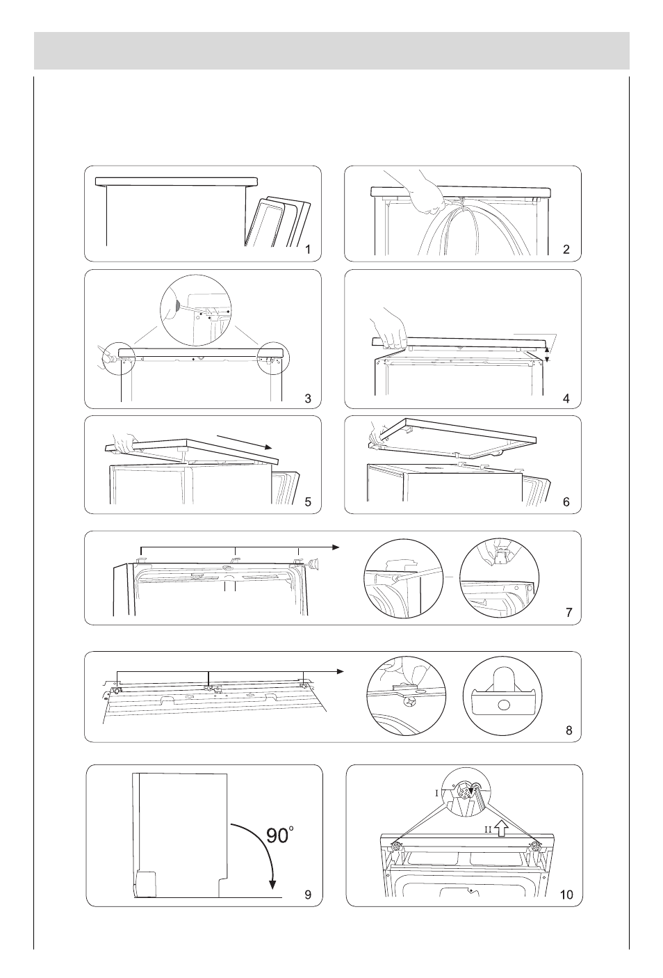 How to remove the top of your dishwasher | Teka LP7 830 User Manual | Page 7 / 33