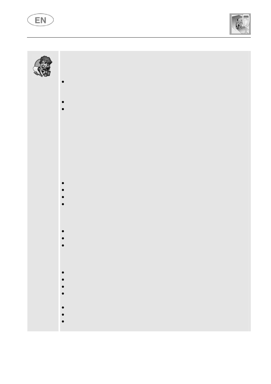 User instructions | Teka DW8 60 SWB User Manual | Page 30 / 34