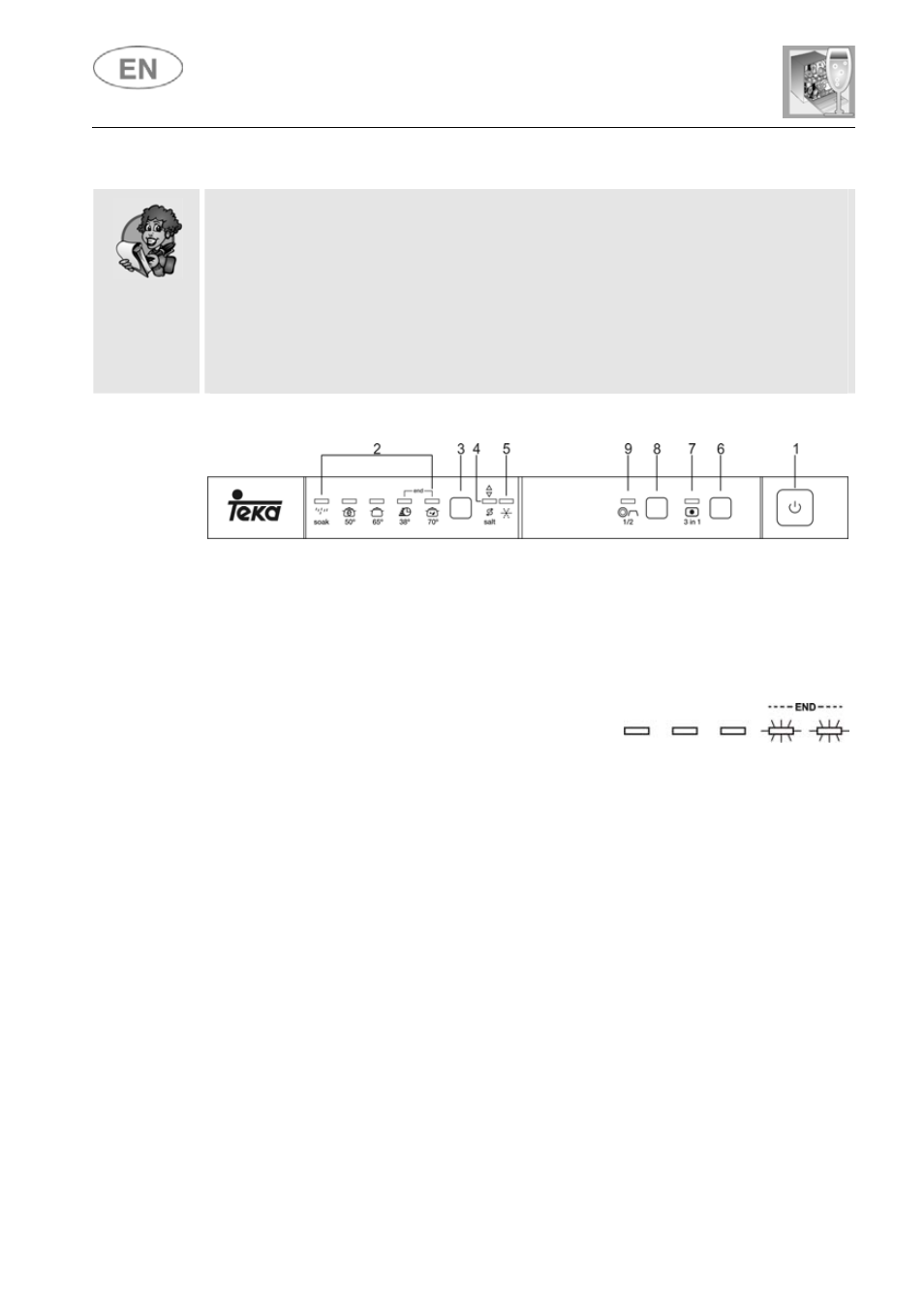 User instructions | Teka DW8 59 FI User Manual | Page 14 / 33