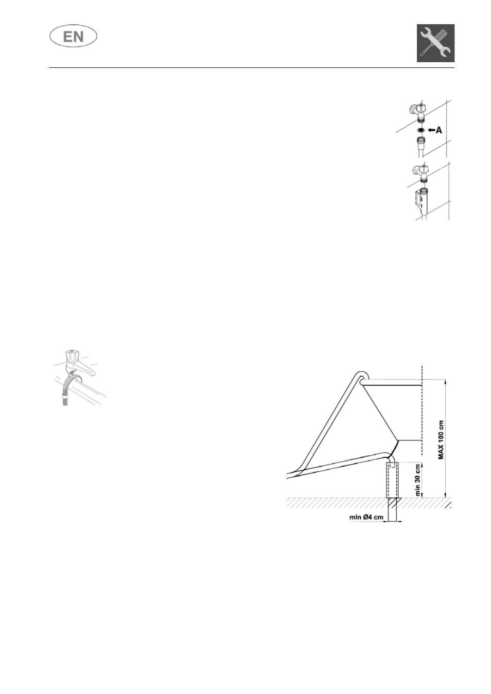 Installation instructions, Connecting to the water supply | Teka DW8 59 FI User Manual | Page 6 / 33