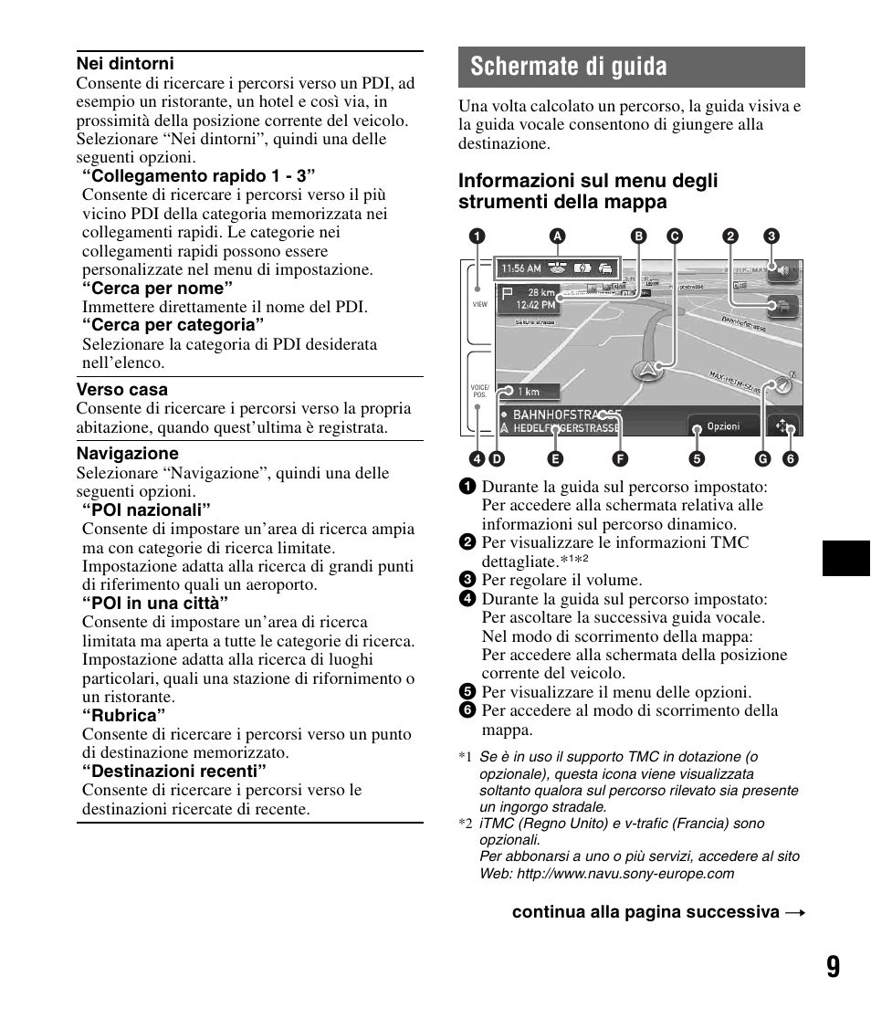 Schermate di guida | Sony NV-U82B User Manual | Page 69 / 122