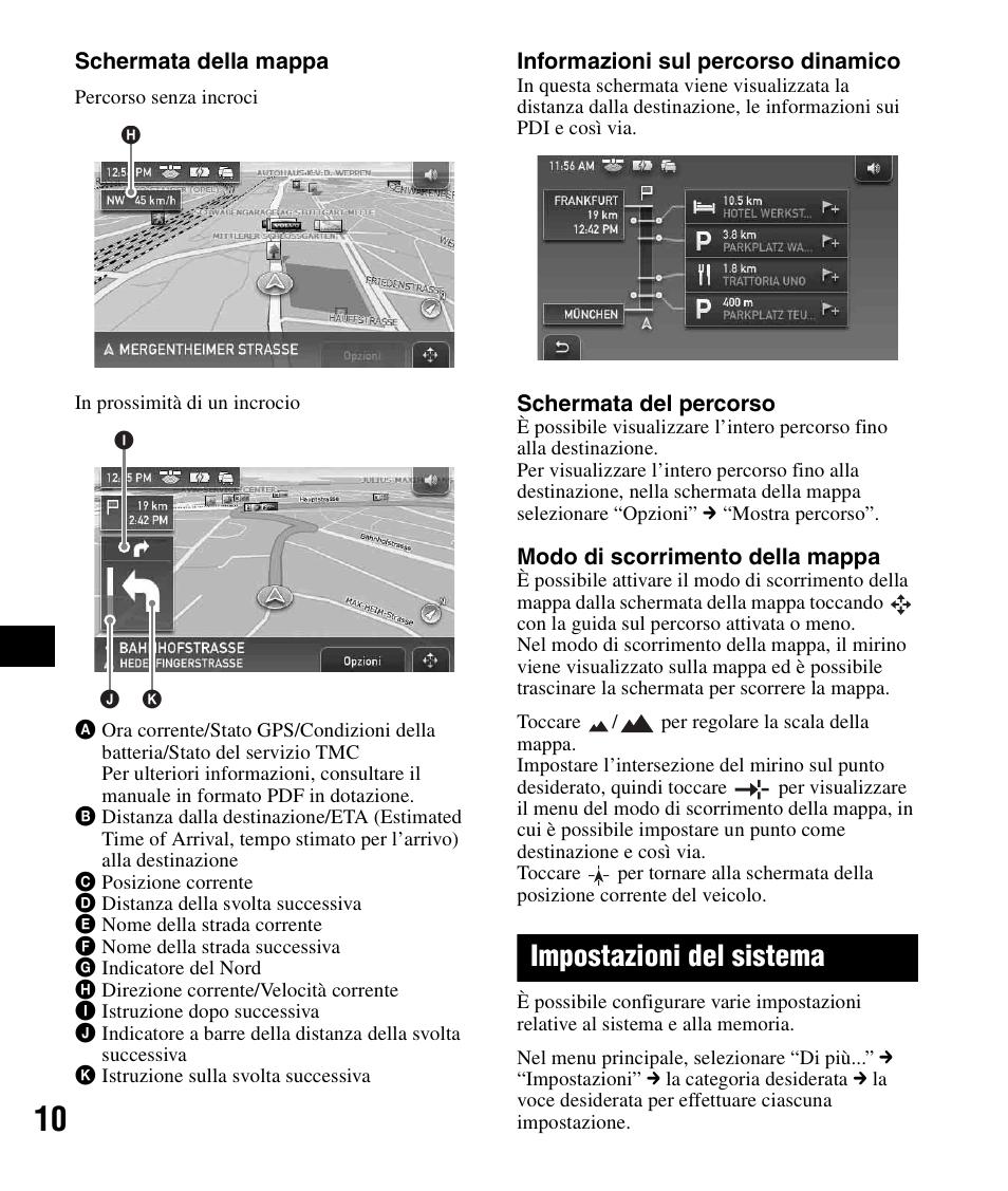 Impostazioni del sistema | Sony NV-U82B User Manual | Page 70 / 122