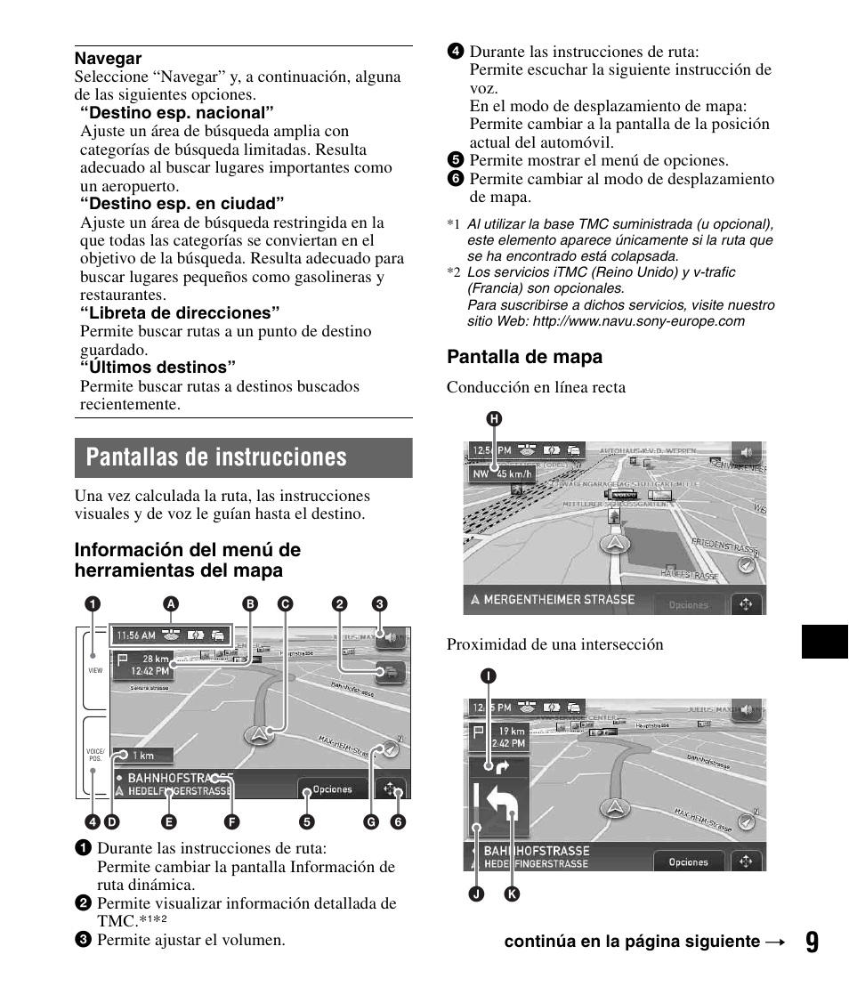 Pantallas de instrucciones | Sony NV-U82B User Manual | Page 83 / 122