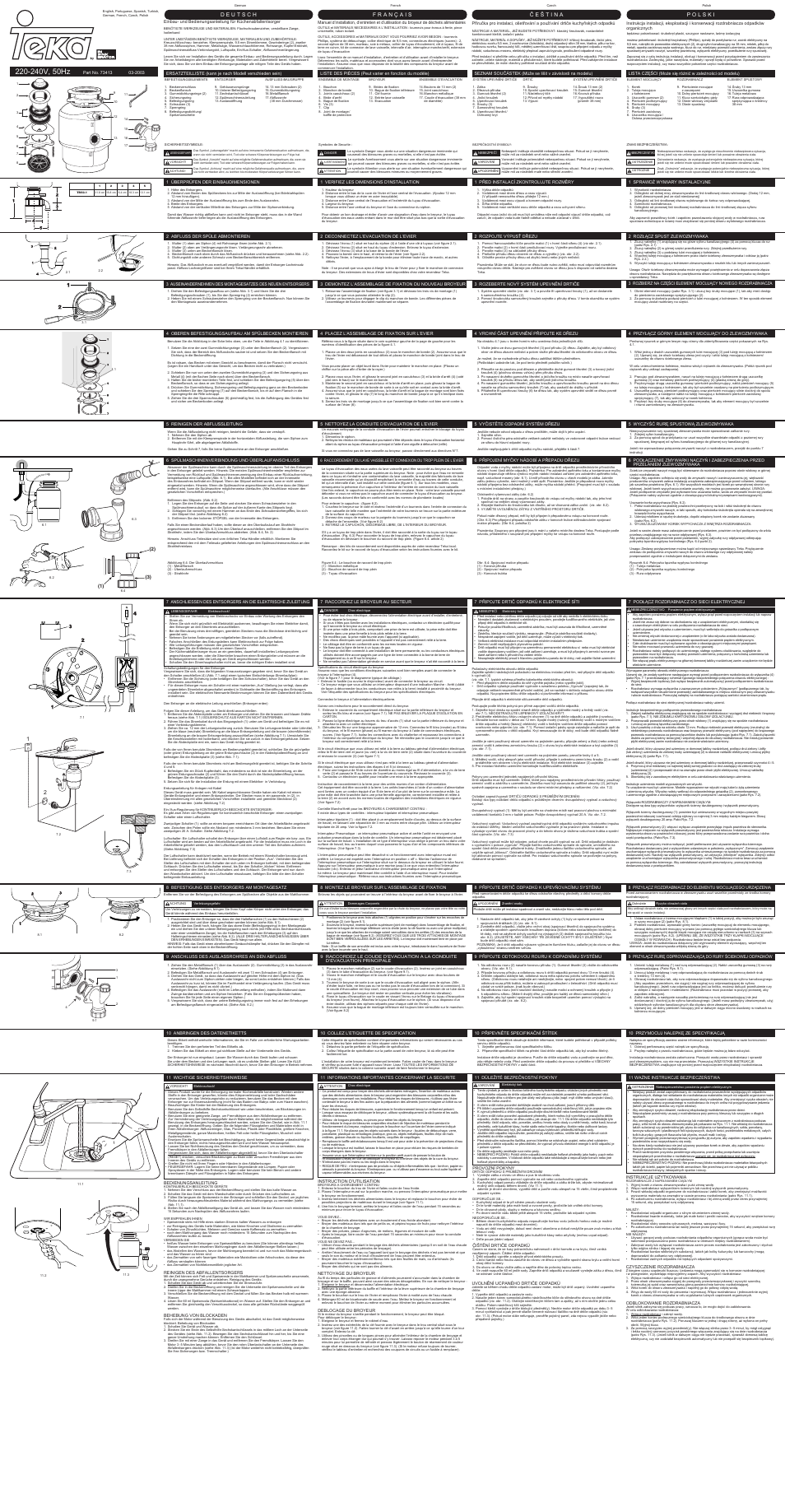 Teka TR 50.2 User Manual | Page 2 / 2