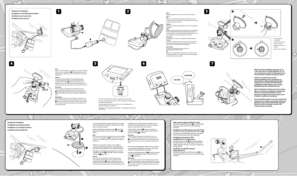1st click 2nd click | Sony NV-U71T User Manual | Page 2 / 2