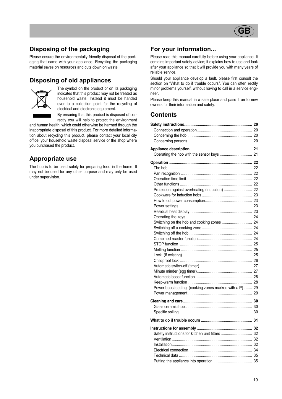Teka IR 950 User Manual | Page 19 / 120