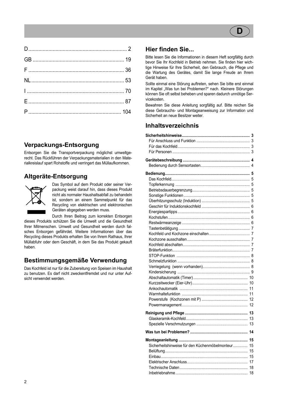 Teka IR 950 User Manual | Page 2 / 120