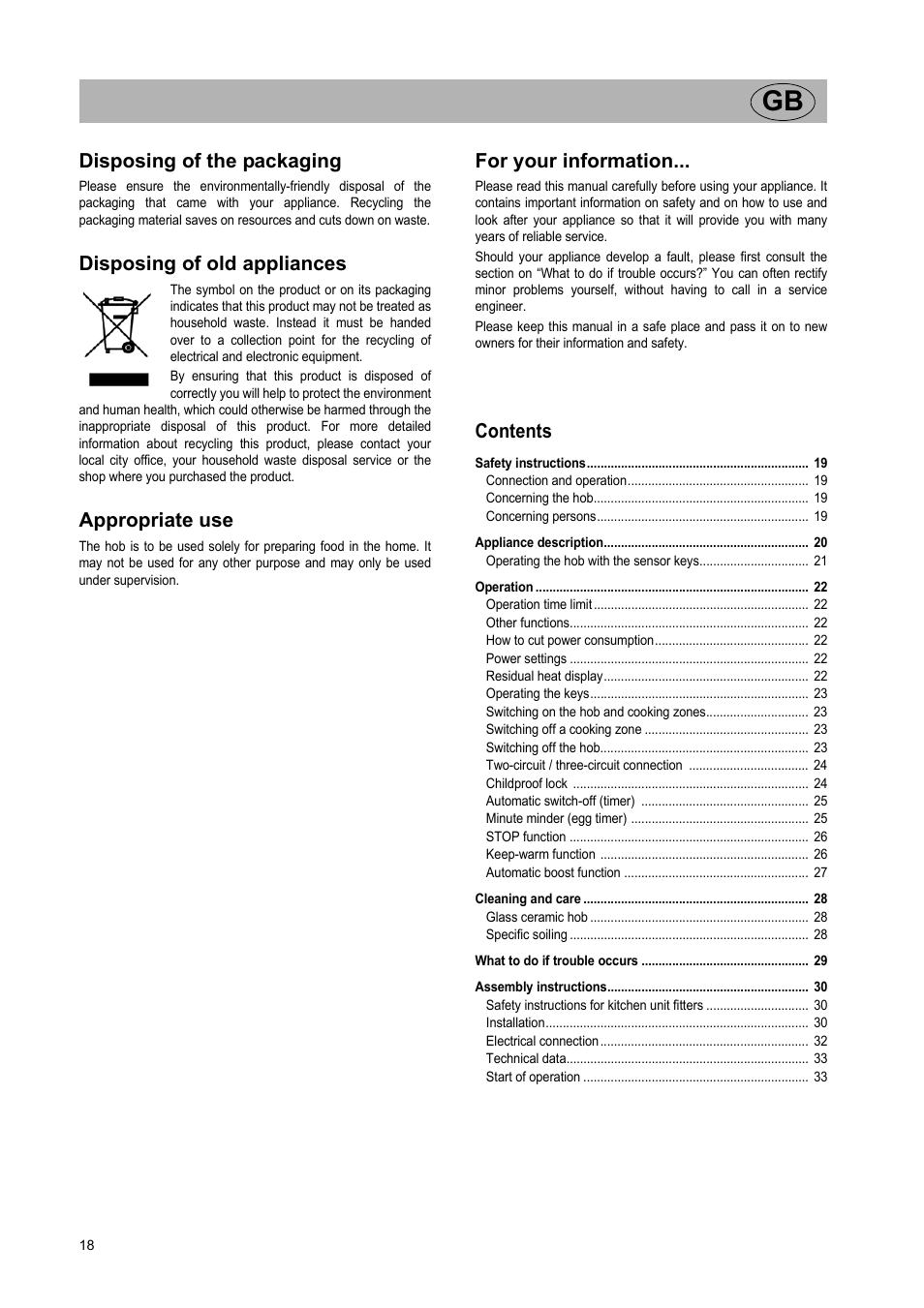 Teka VR TC 95 4I User Manual | Page 18 / 113
