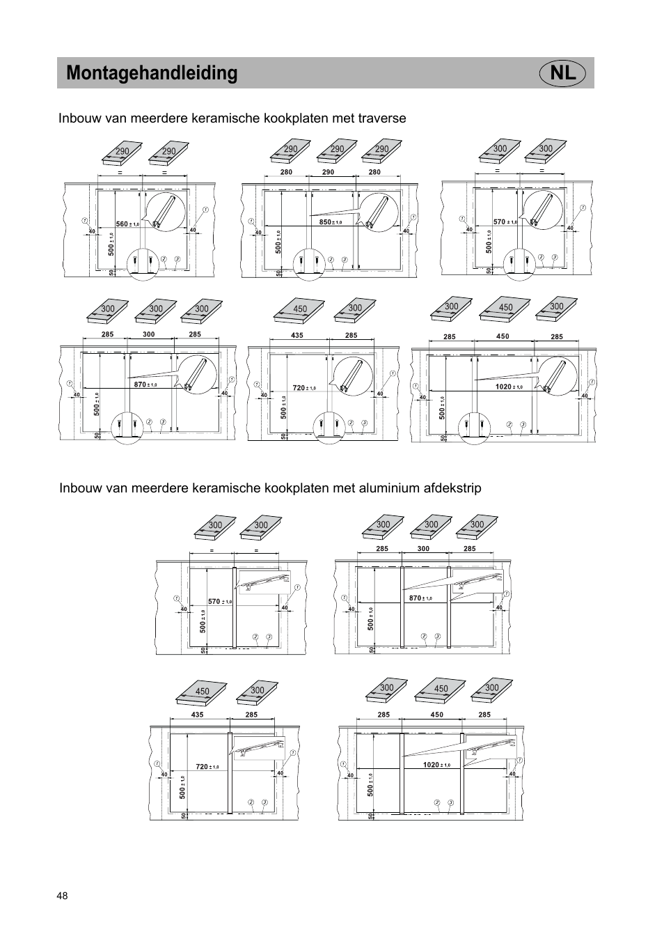 Montagehandleiding nl | Teka VT TC 1G User Manual | Page 48 / 85