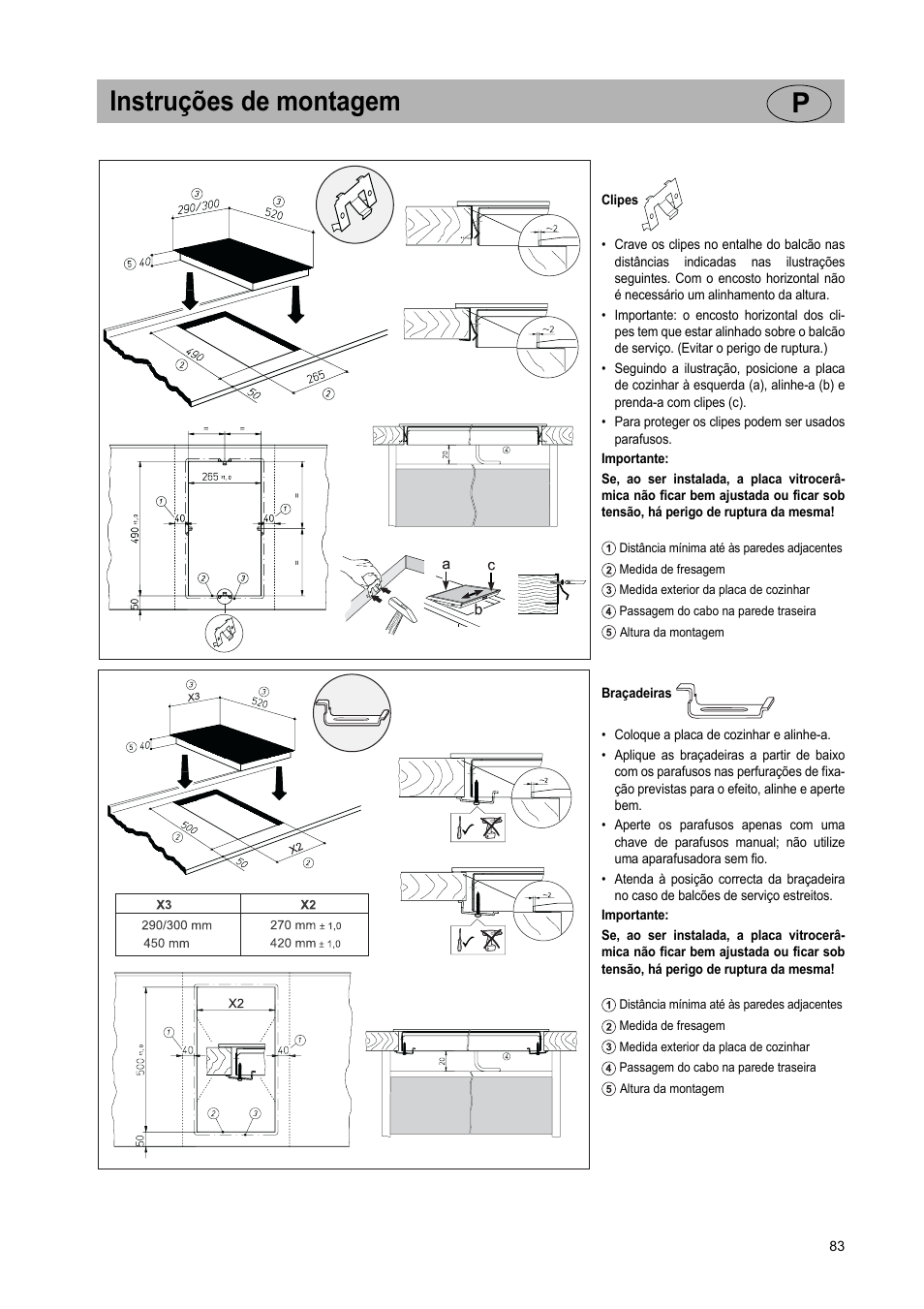 Instruções de montagem p | Teka VT TC 1G User Manual | Page 83 / 85