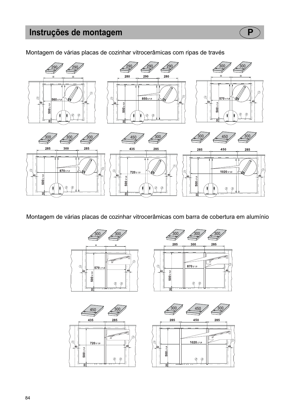 Instruções de montagem p | Teka VT TC 1G User Manual | Page 84 / 85