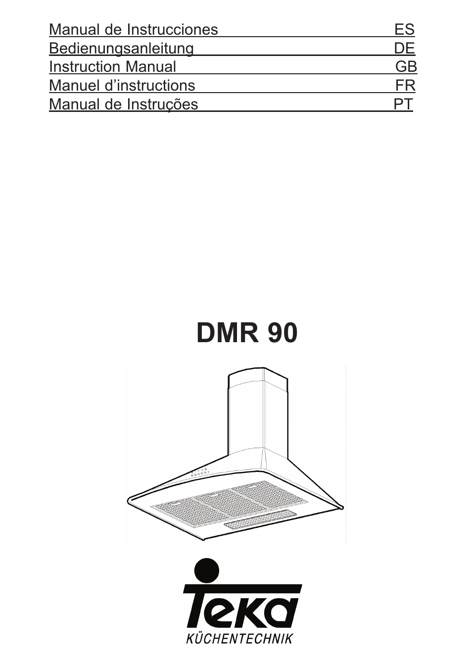 Teka DMR 90 User Manual | 16 pages