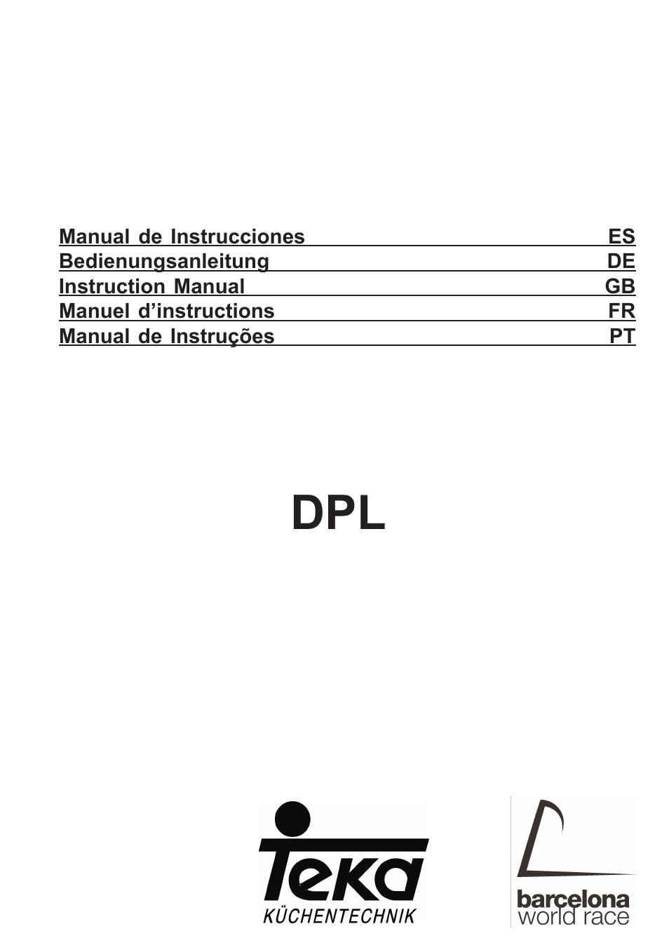 Teka DPL 90 User Manual | 16 pages