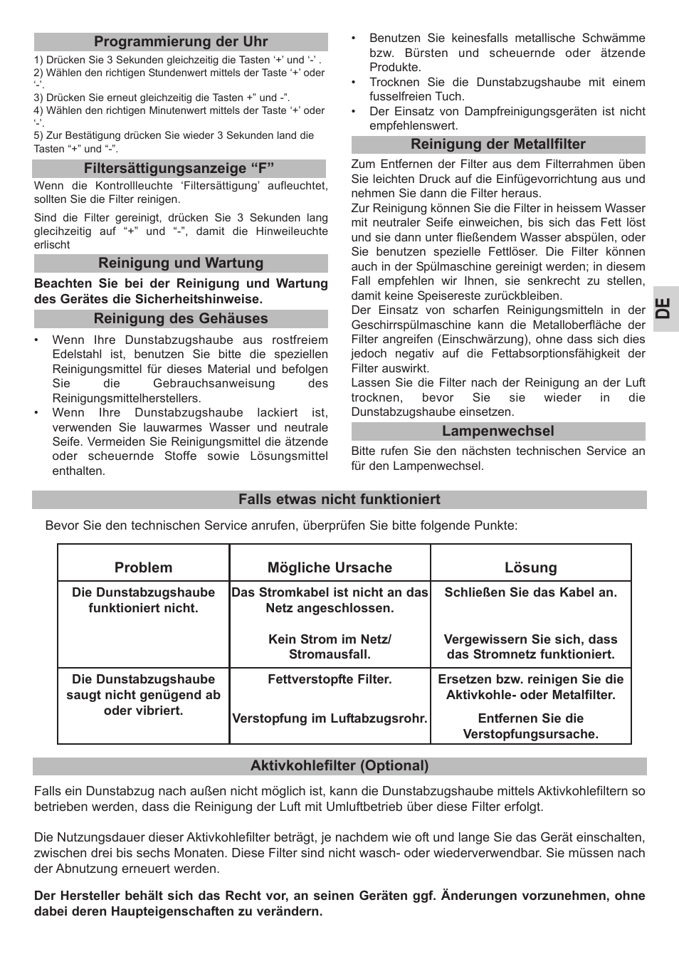 Teka DPL 90 User Manual | Page 9 / 16