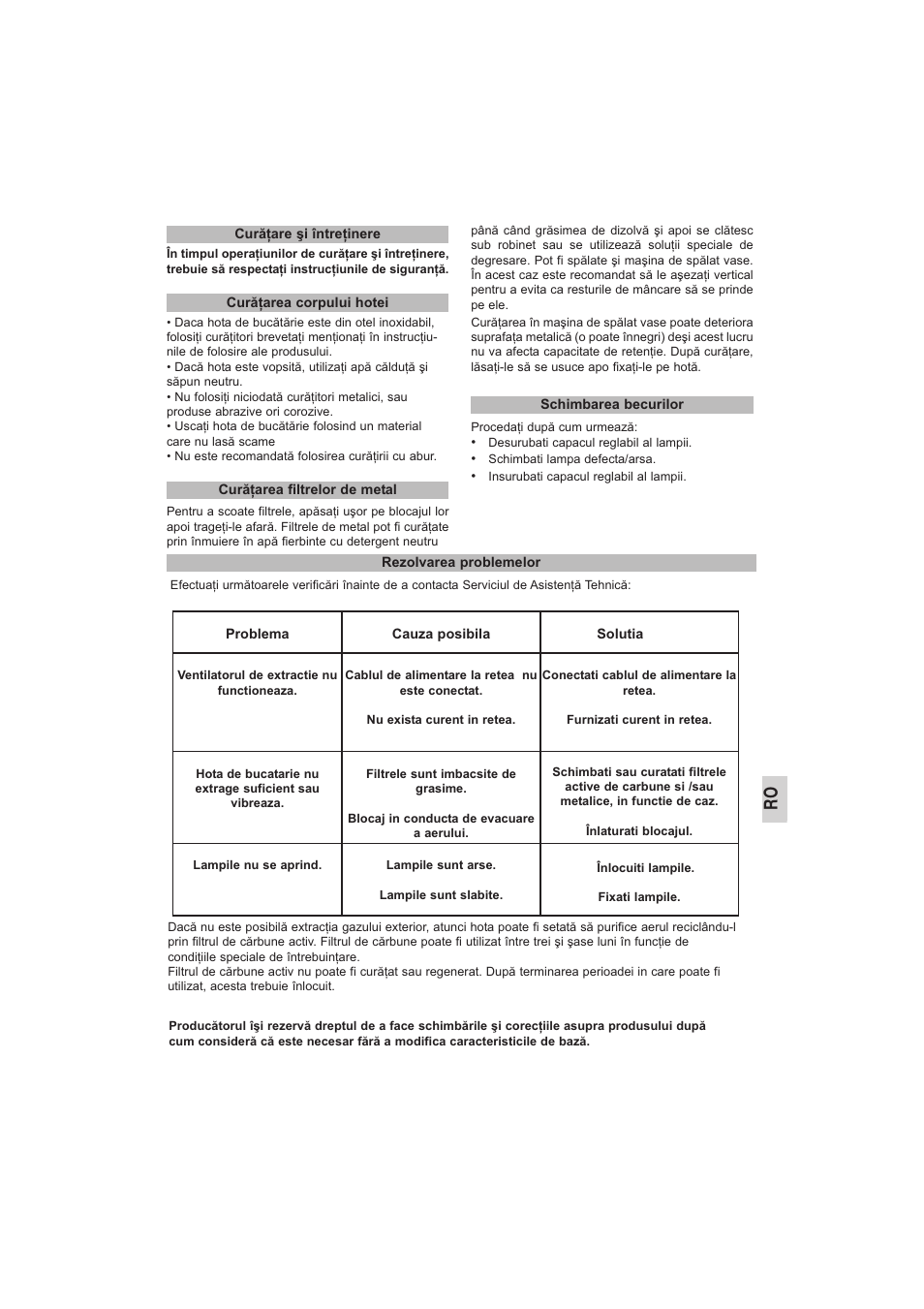 Teka DVE 70_90 Cristal User Manual | Page 31 / 36