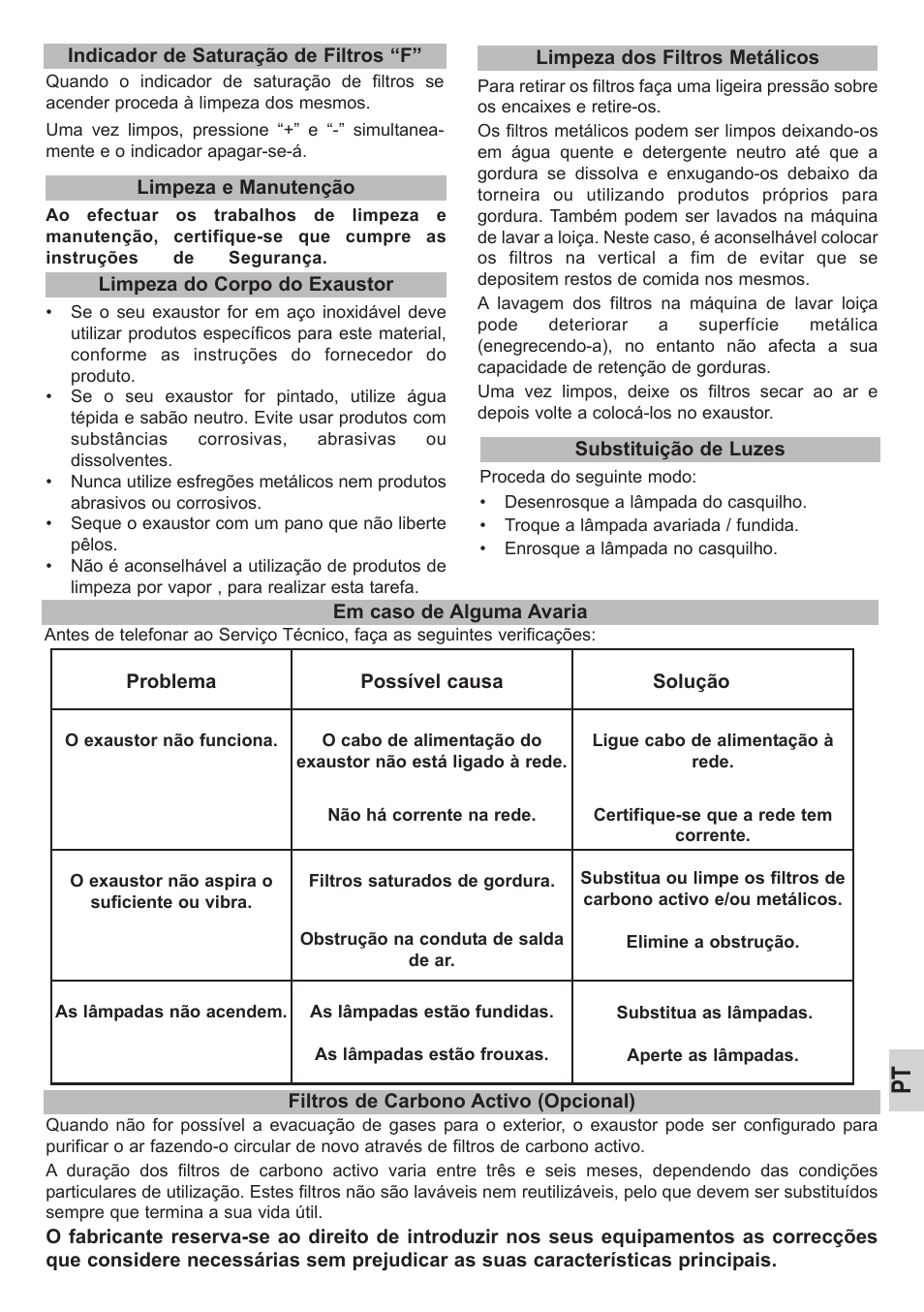 Teka CC 40 ISLA User Manual | Page 19 / 20