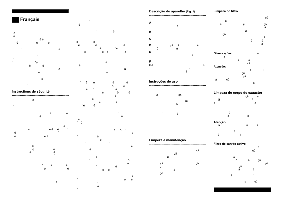 Français | Teka GFH 73 User Manual | Page 14 / 16