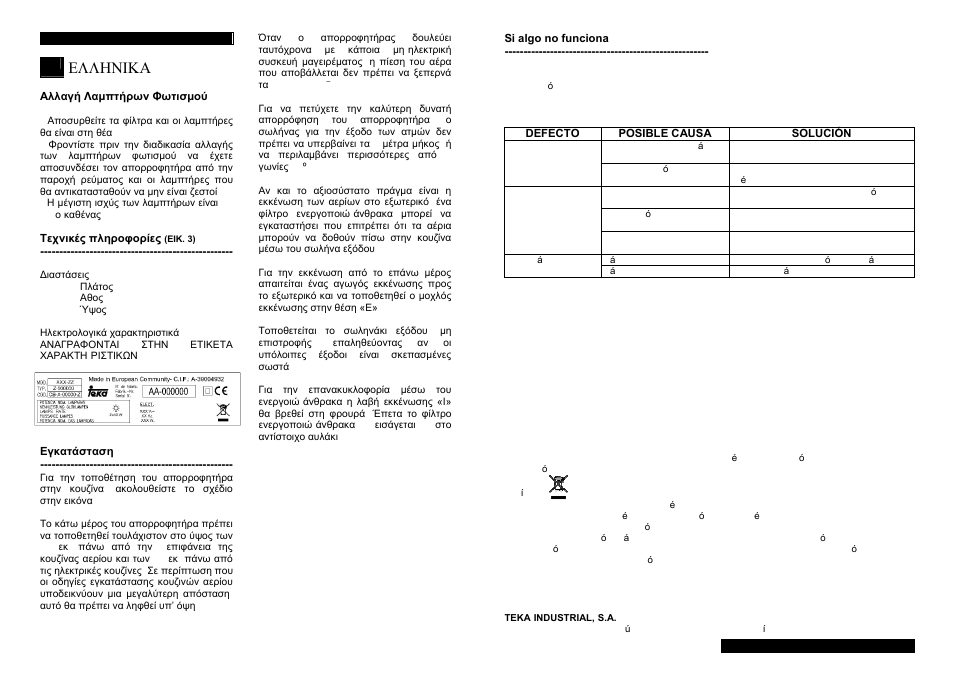Teka C 620 CLASSIC User Manual | Page 5 / 18