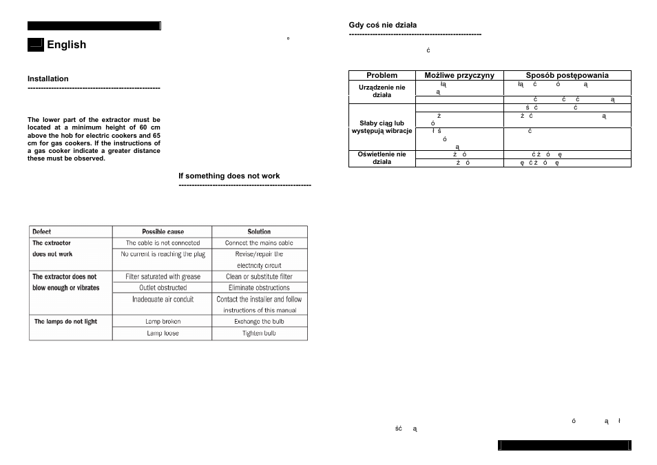 English | Teka TL1 92 User Manual | Page 12 / 18