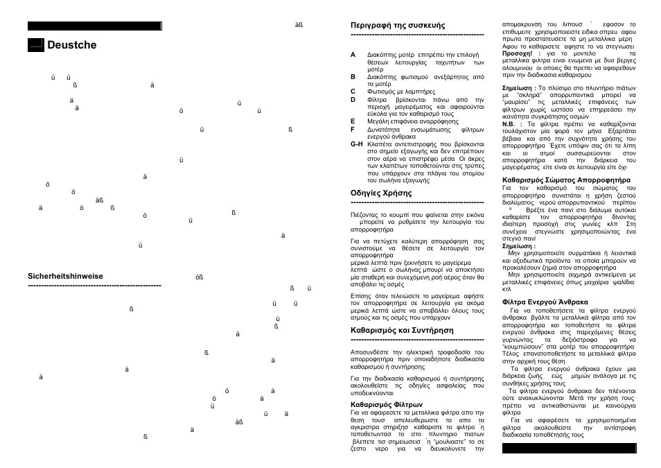 Deustche | Teka TL1 92 User Manual | Page 6 / 18