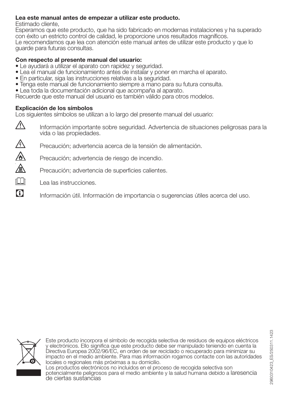 Teka TKS2 650 User Manual | Page 18 / 49