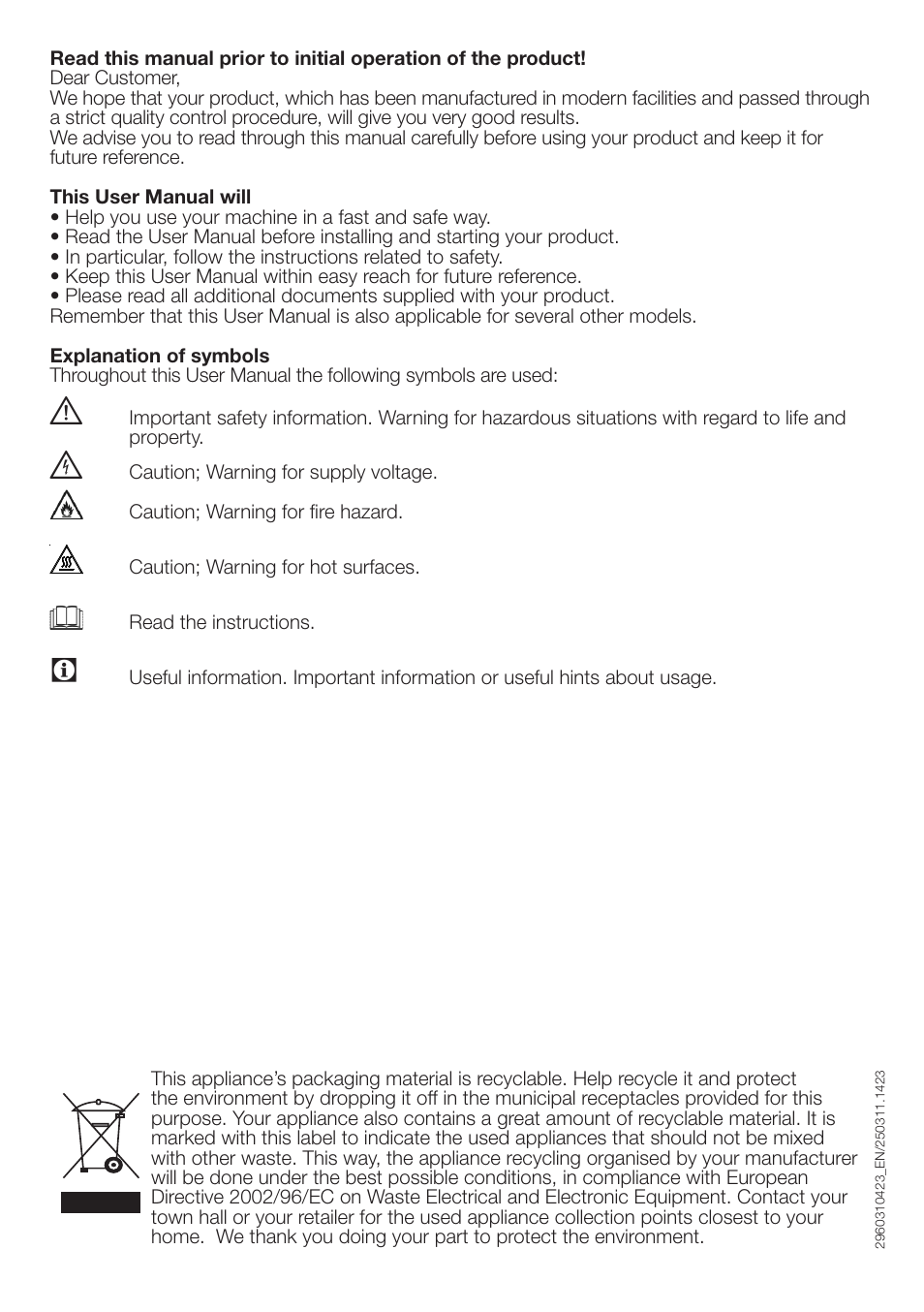 Teka TKS2 650 User Manual | Page 2 / 49