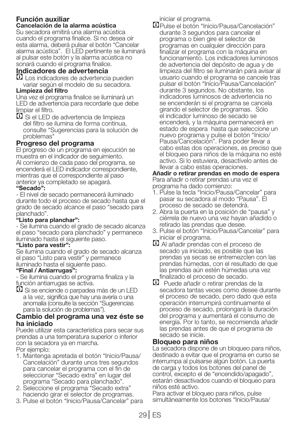Teka TKS2 650 User Manual | Page 29 / 49