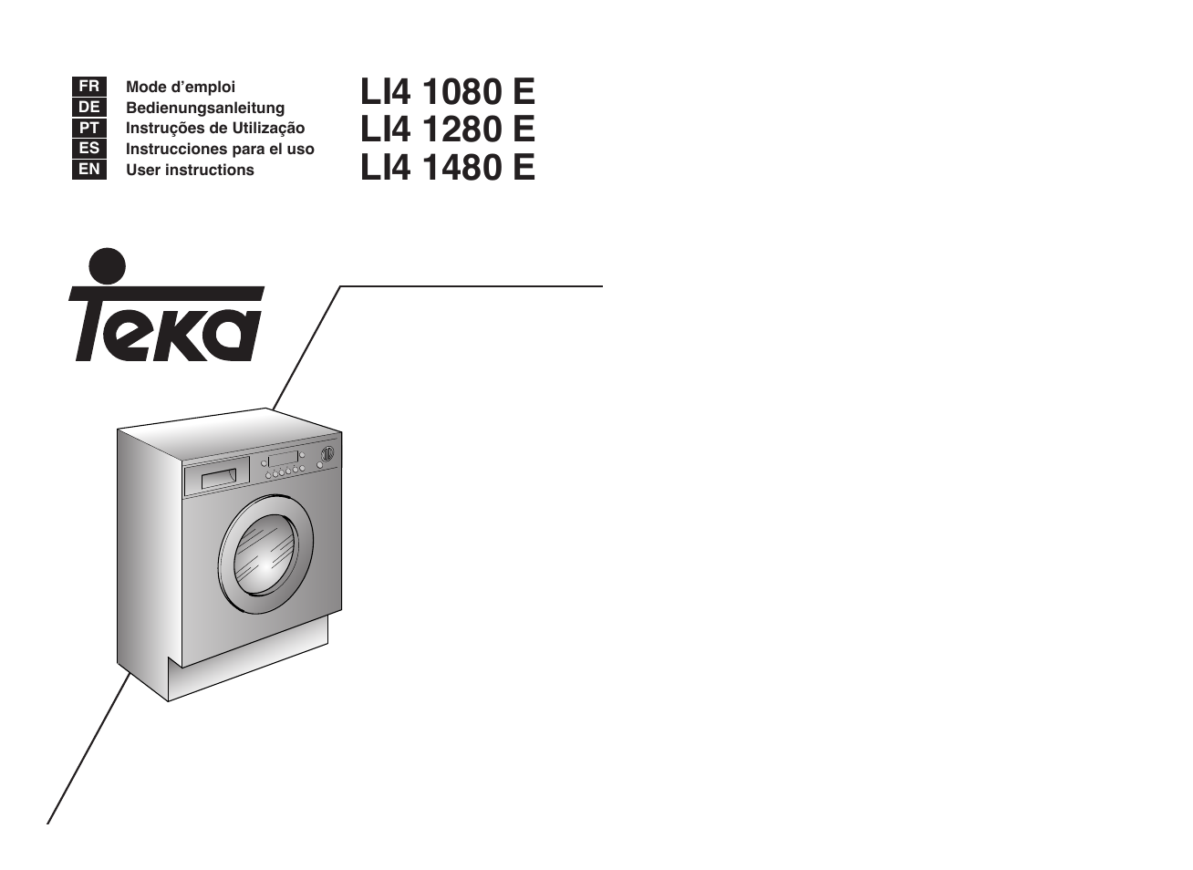 Teka LI4 1080 E User Manual | 41 pages