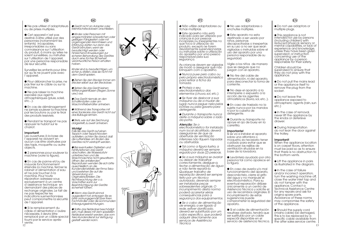 Teka LI4 1080 E User Manual | Page 7 / 41