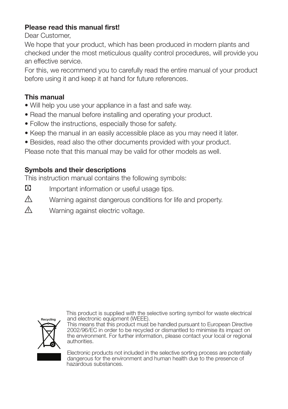 Teka RVI 35 User Manual | Page 2 / 160