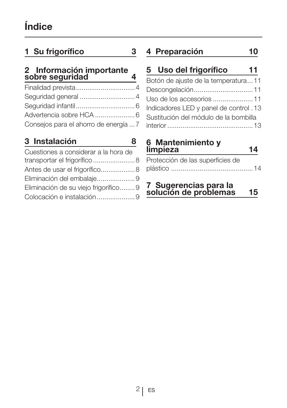 Índice | Teka RVI 35 User Manual | Page 56 / 160