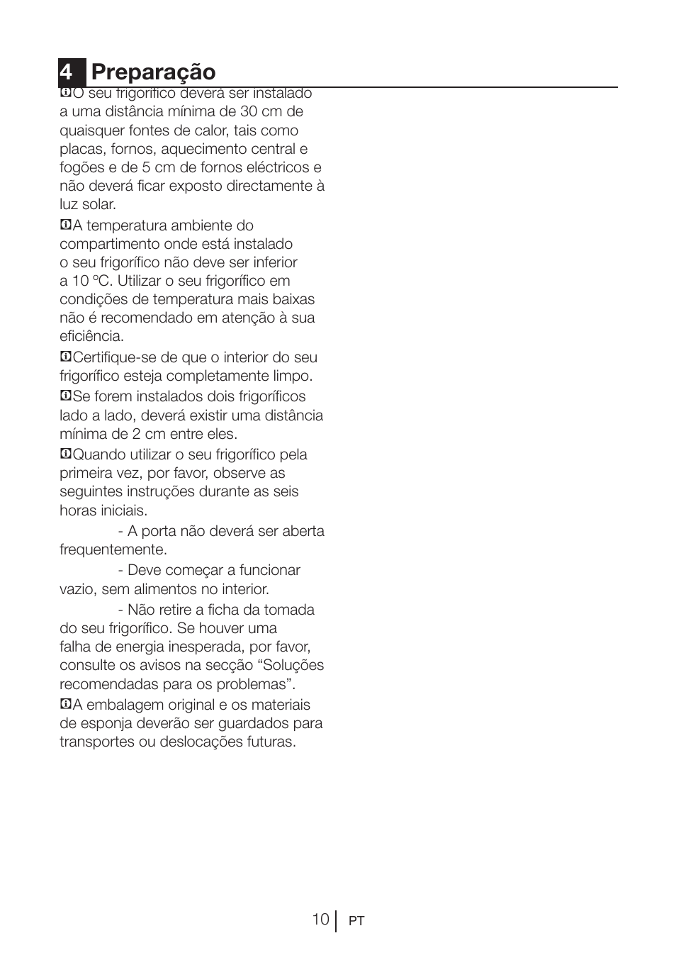 4preparação | Teka RVI 35 User Manual | Page 83 / 160