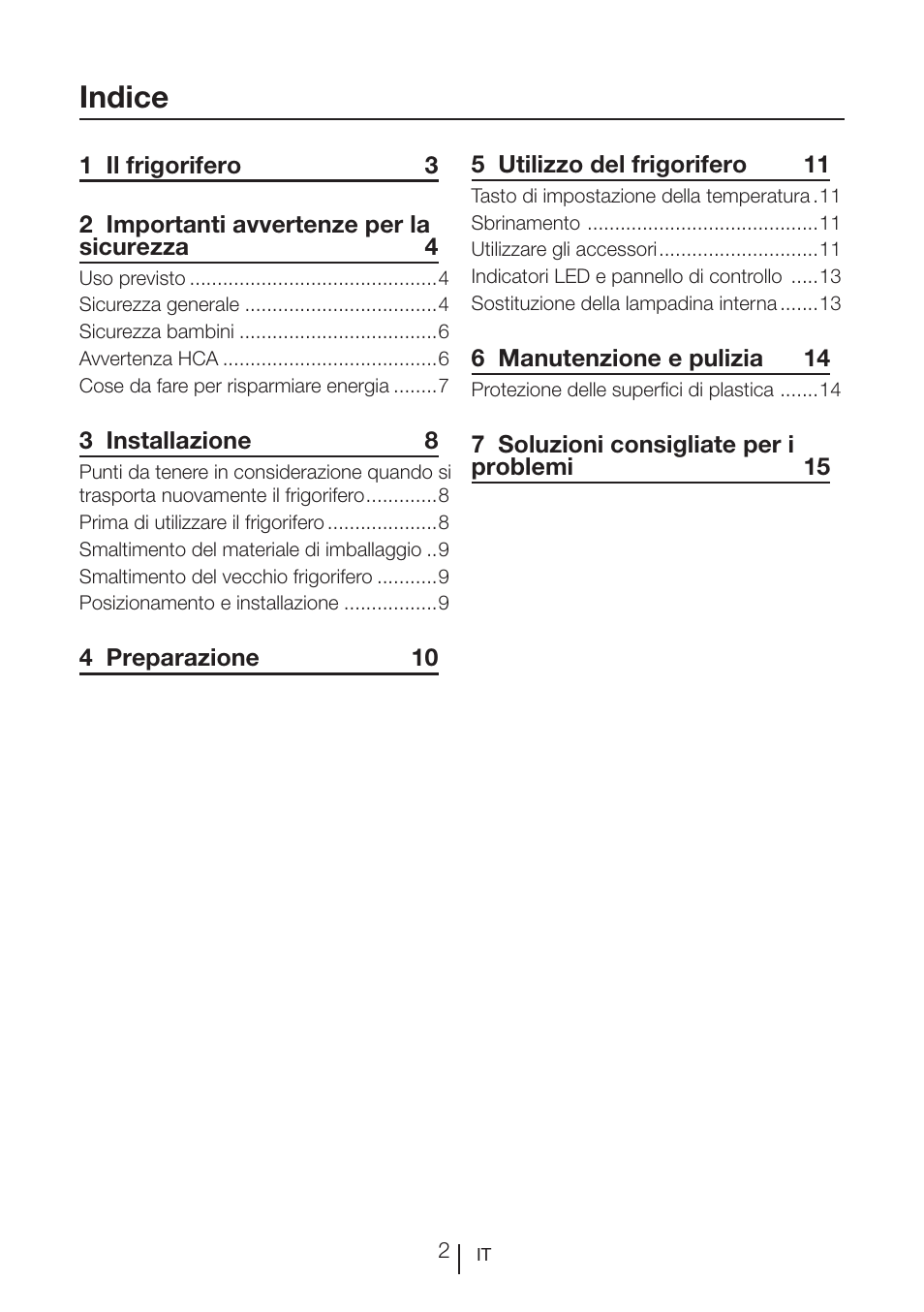 Indice | Teka RVI 35 User Manual | Page 93 / 160