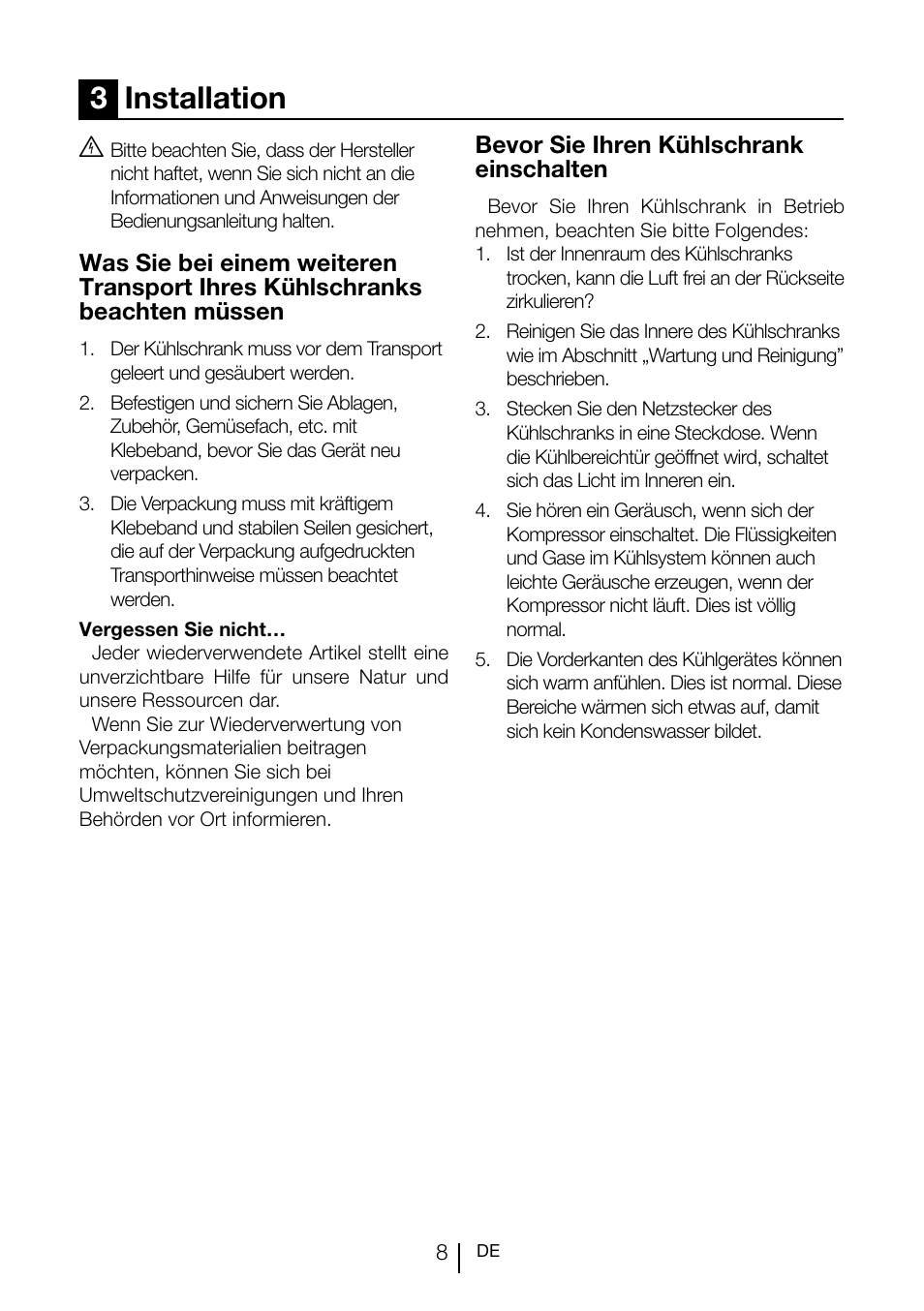 3installation | Teka TGI2 120 D User Manual | Page 31 / 82