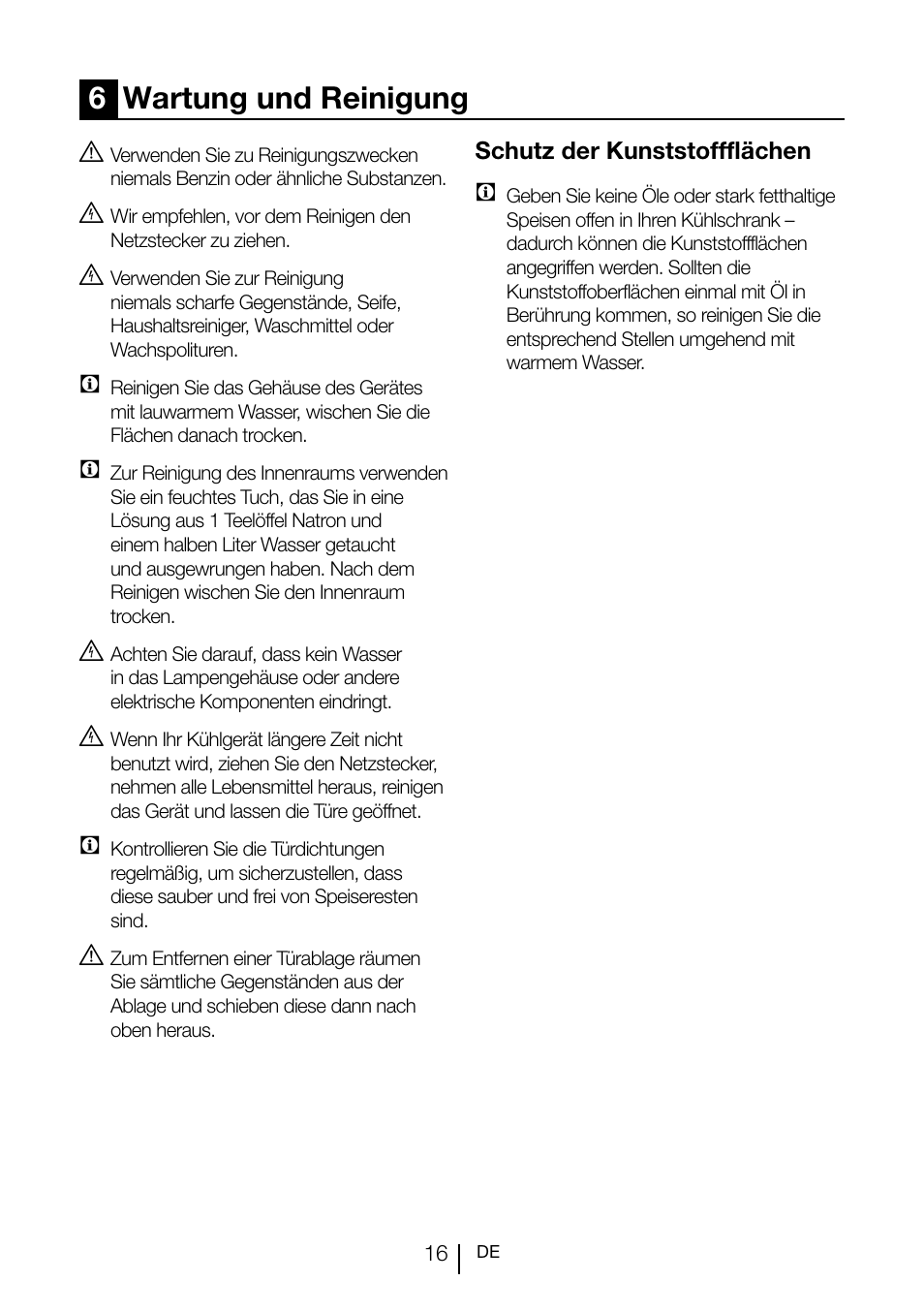 6wartung und reinigung | Teka TGI2 120 D User Manual | Page 39 / 82