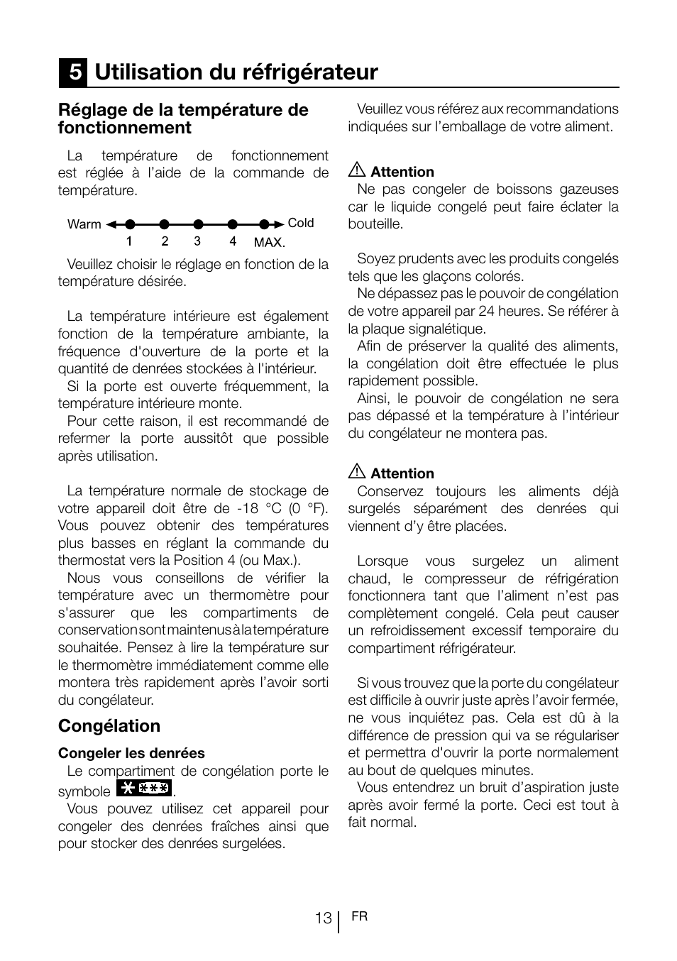 5utilisation du réfrigérateur | Teka TGI2 120 D User Manual | Page 56 / 82