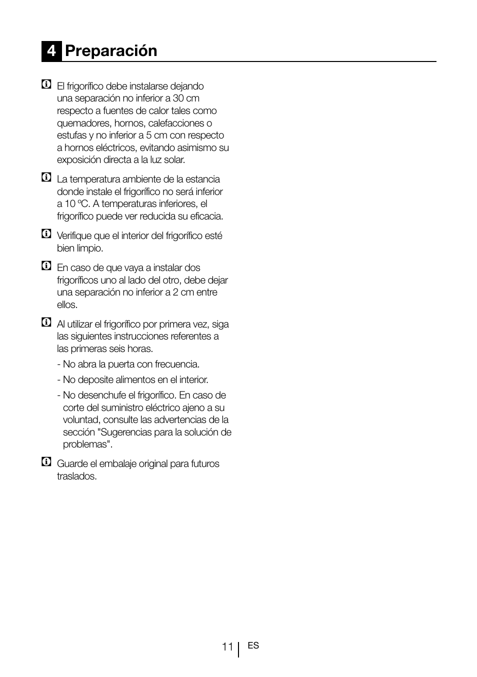 4preparación | Teka TGI2 120 D User Manual | Page 74 / 82