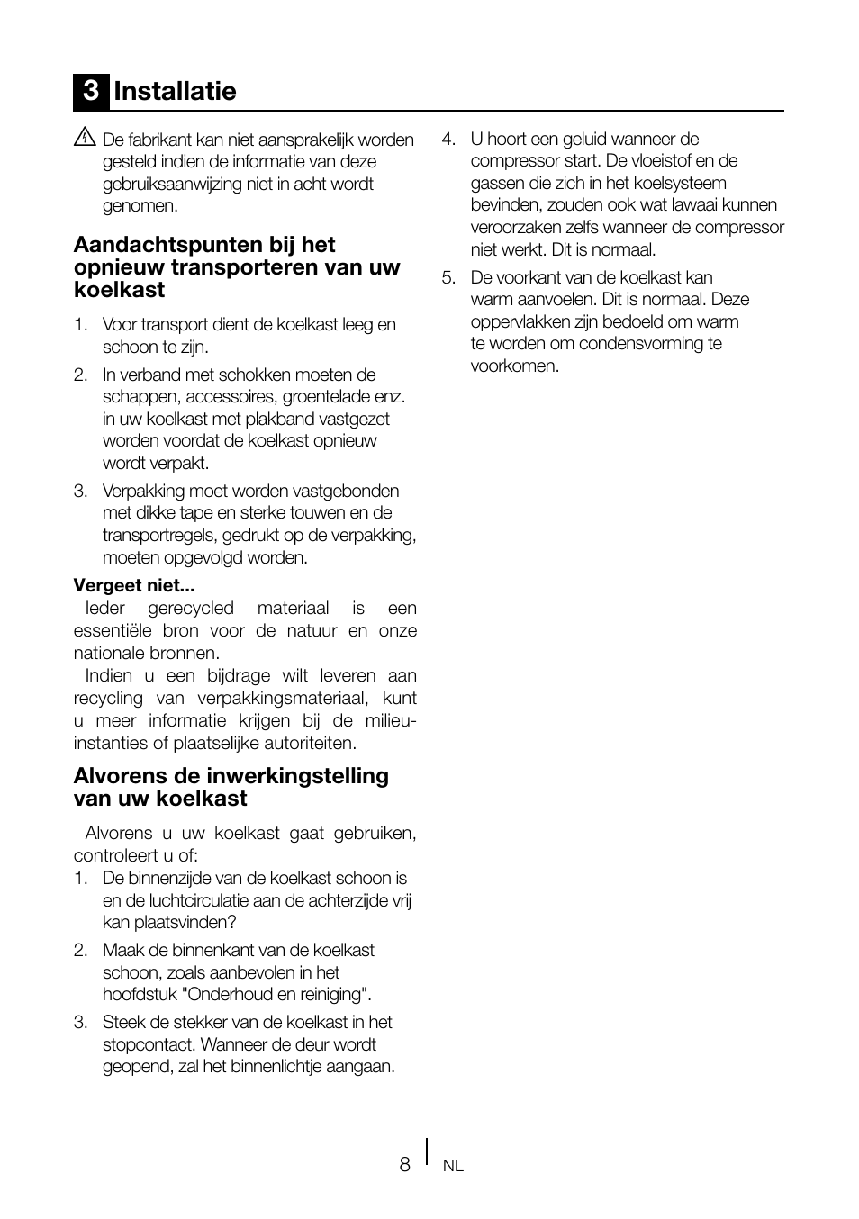 Installatie | Teka TKI2 145 D User Manual | Page 86 / 98