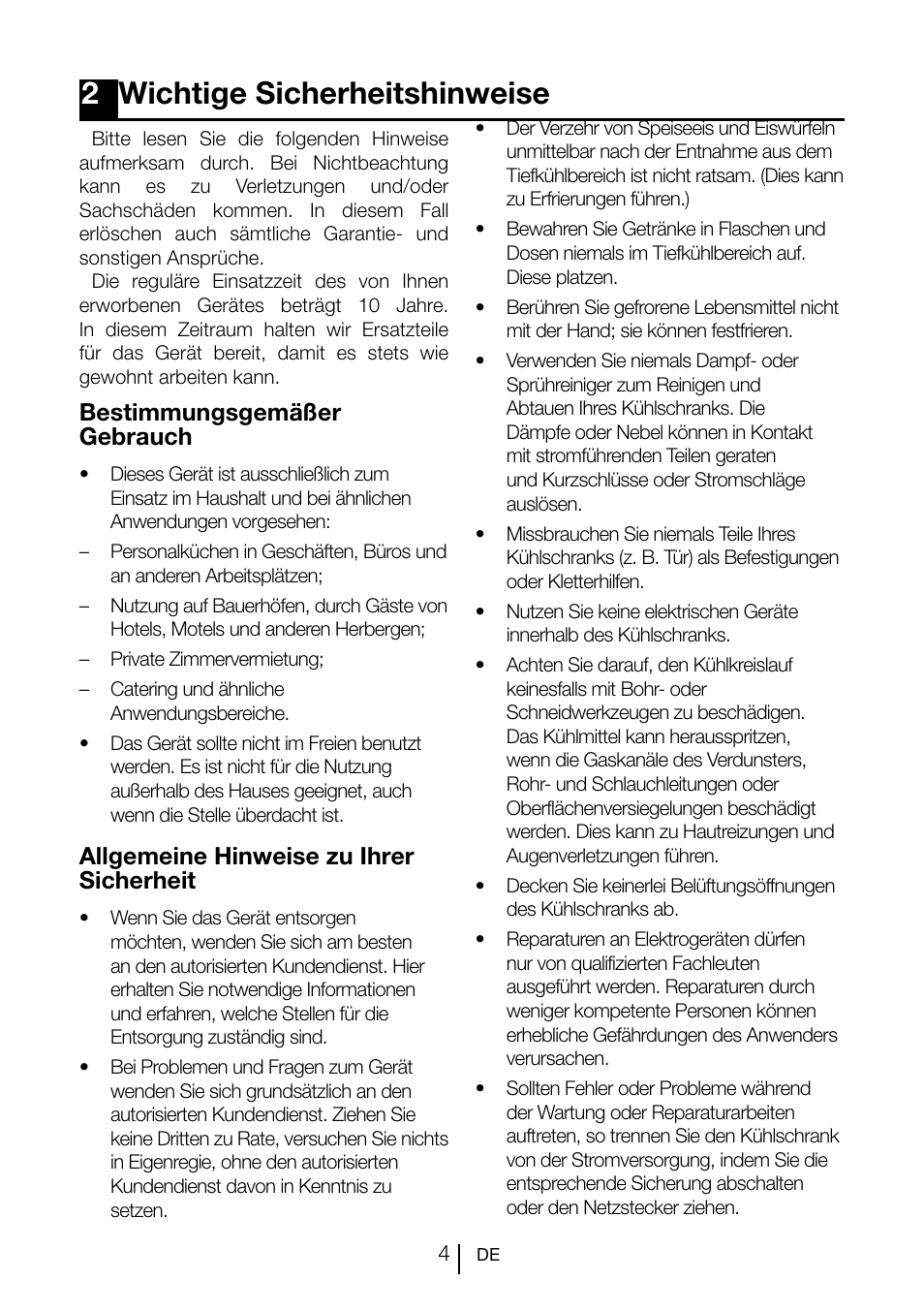 2wichtige sicherheitshinweise | Teka TGI2 200 NF User Manual | Page 26 / 74