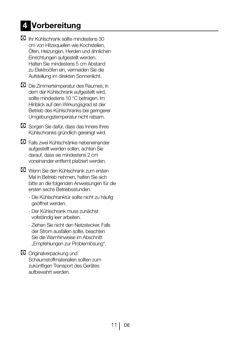 4vorbereitung | Teka TGI2 200 NF User Manual | Page 33 / 74
