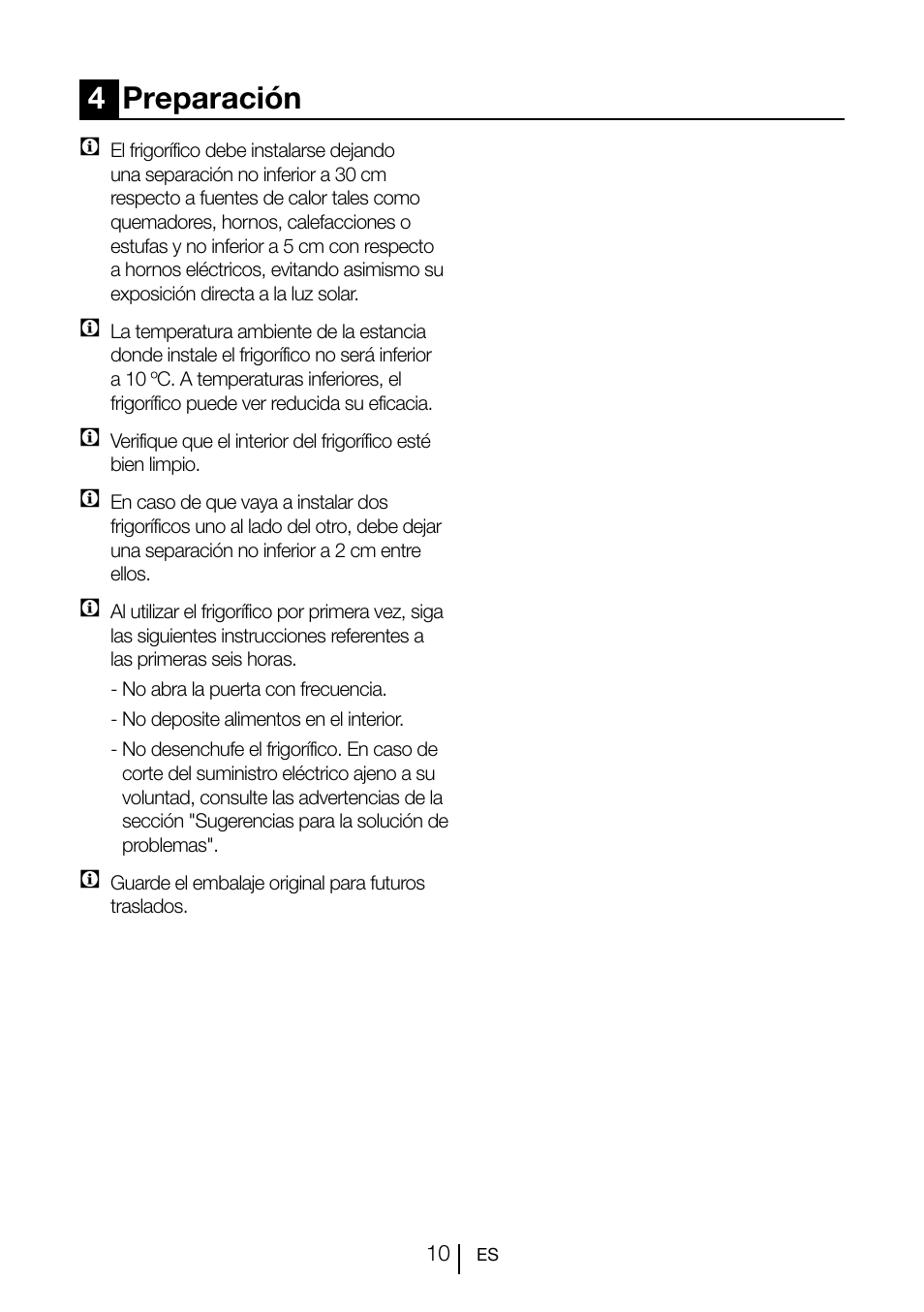 4preparación | Teka TGI2 200 NF User Manual | Page 67 / 74