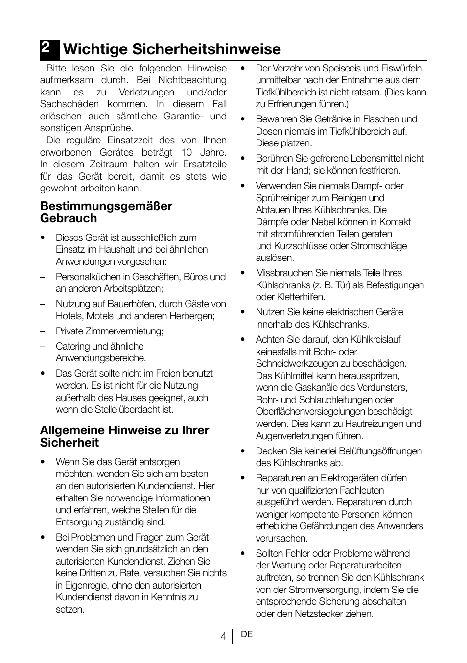 2wichtige sicherheitshinweise | Teka TKI2 300 User Manual | Page 26 / 77