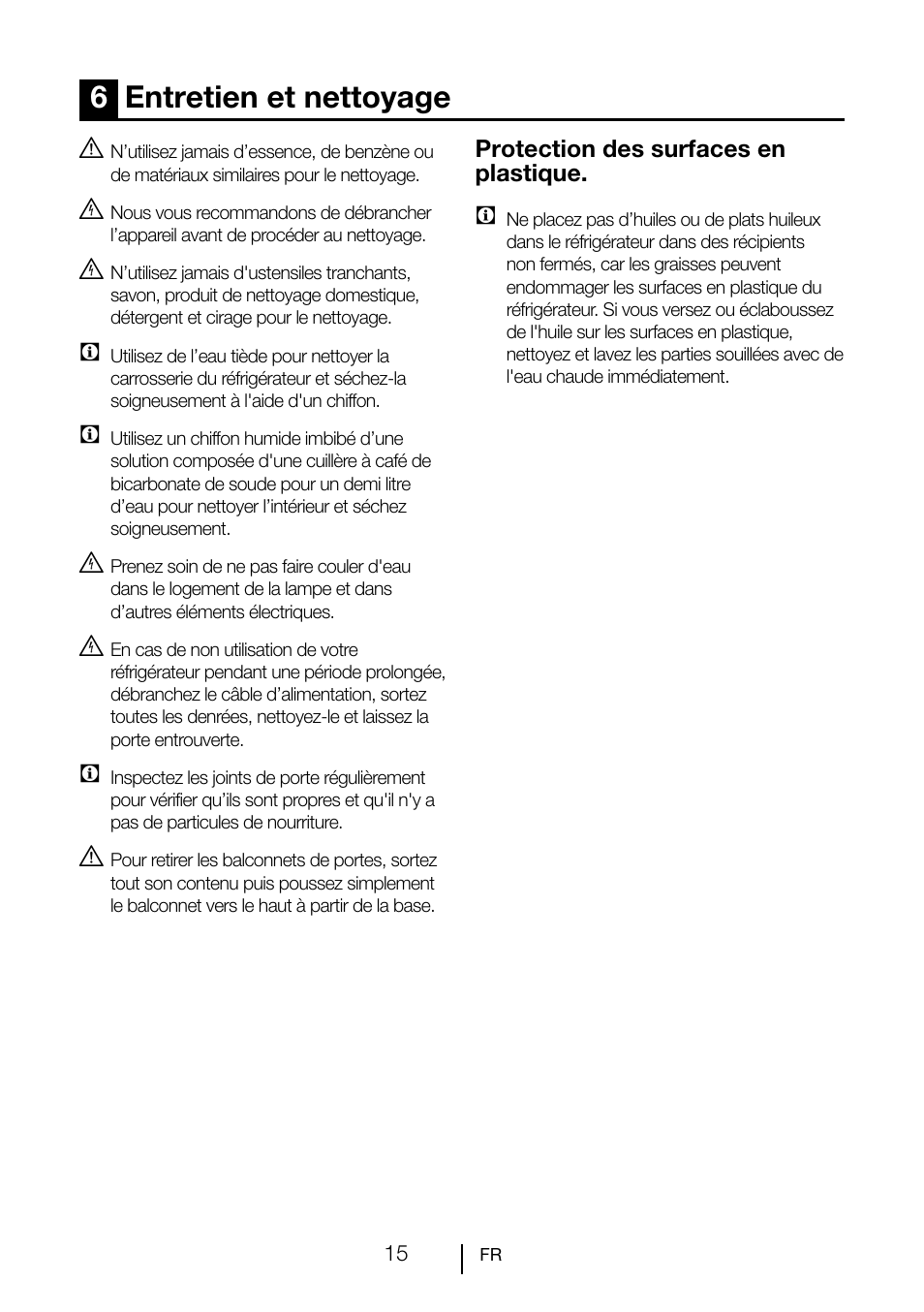 6entretien et nettoyage | Teka TKI2 300 User Manual | Page 56 / 77