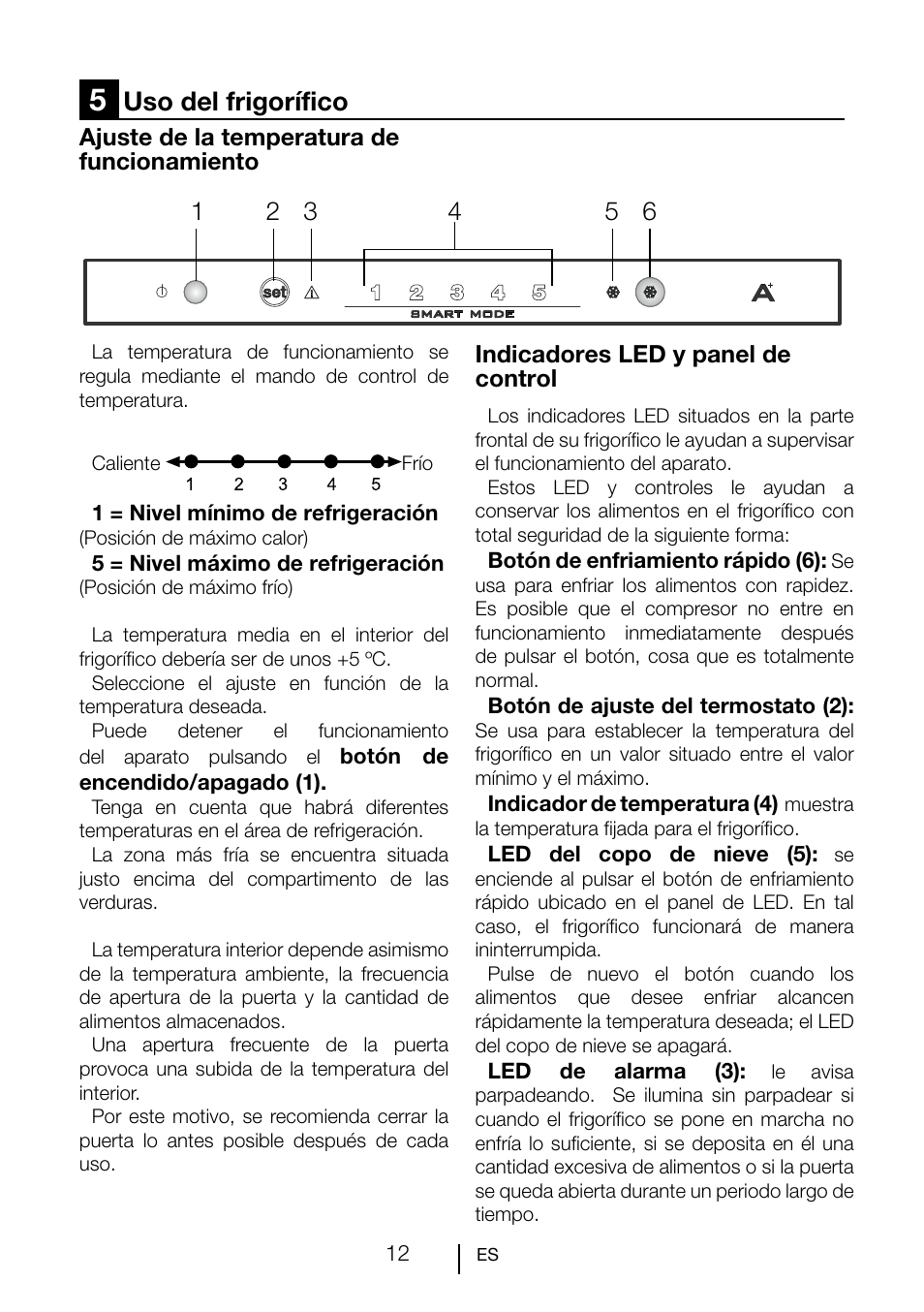 Uso del frigorífico | Teka TKI2 300 User Manual | Page 71 / 77