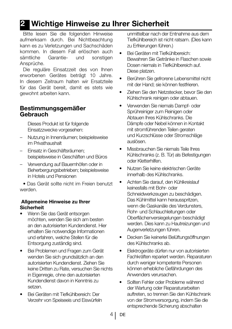 2wichtige hinweise zu ihrer sicherheit | Teka CI 342 User Manual | Page 26 / 83