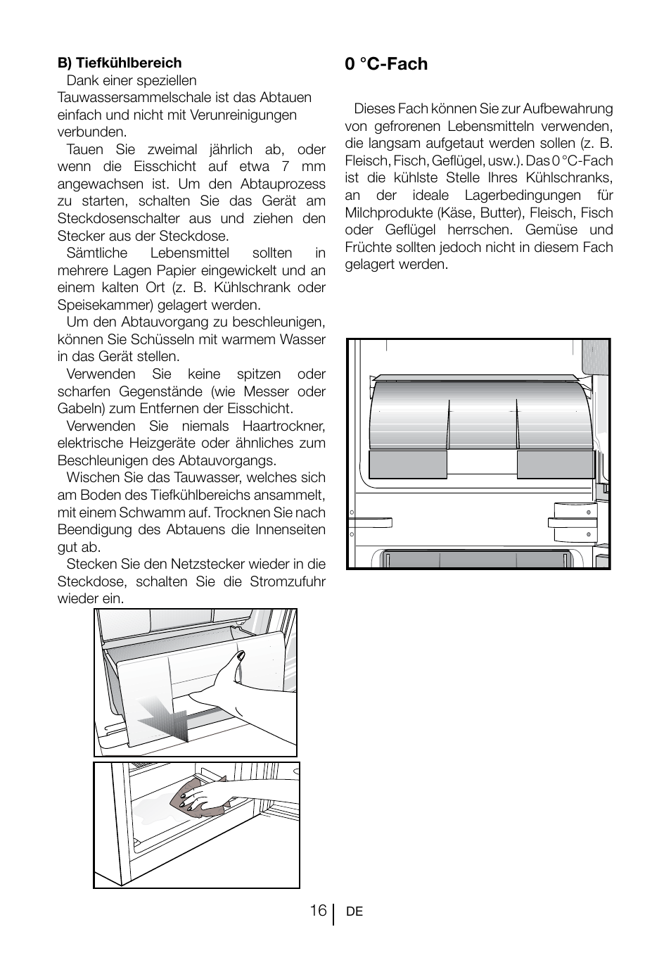 0 °c-fach | Teka CI 342 User Manual | Page 38 / 83