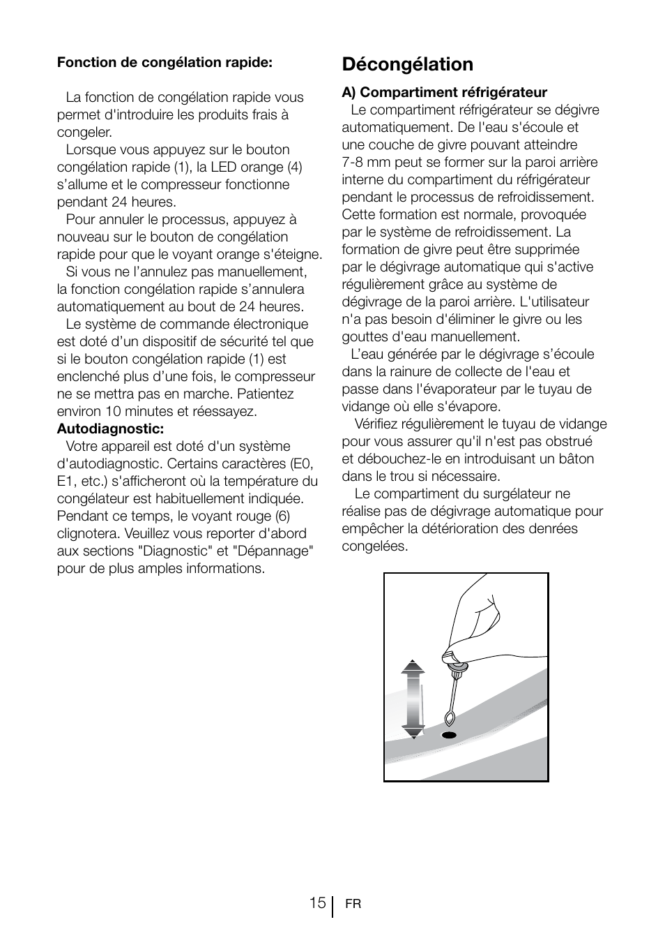 Décongélation | Teka CI 342 User Manual | Page 57 / 83