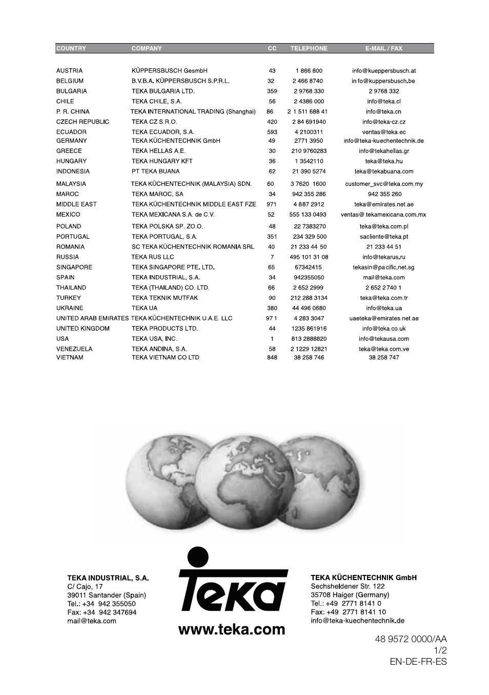 Teka CI2 350 NF User Manual | Page 23 / 82
