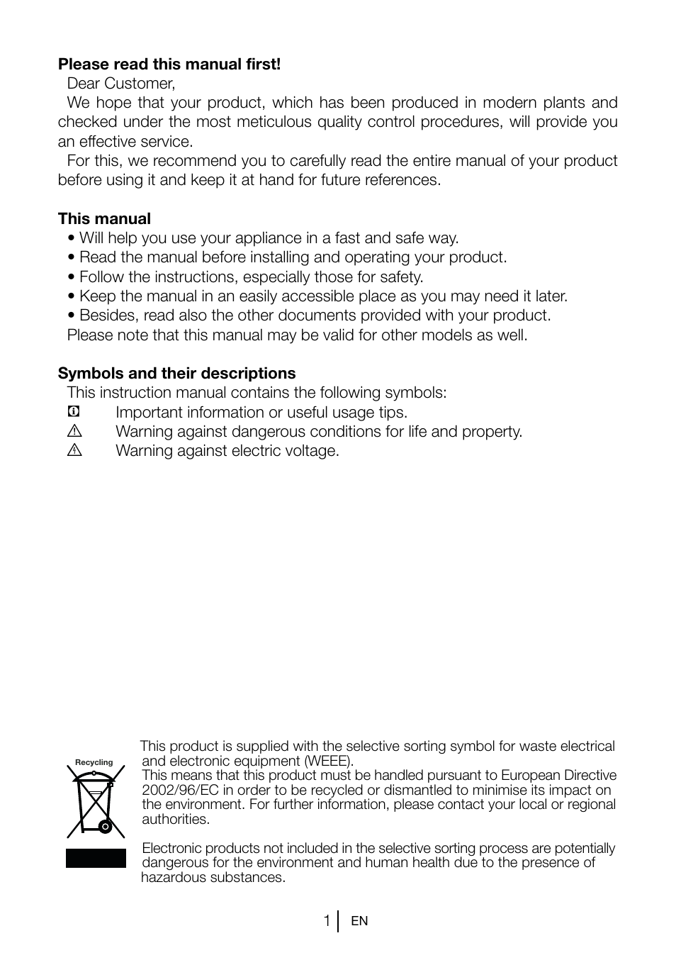 Teka CI2 350 NF User Manual | Page 3 / 82